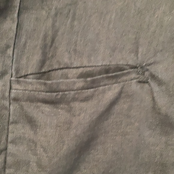 Hoibo Linen Mini Dress (Black) - Picture 4 of 10